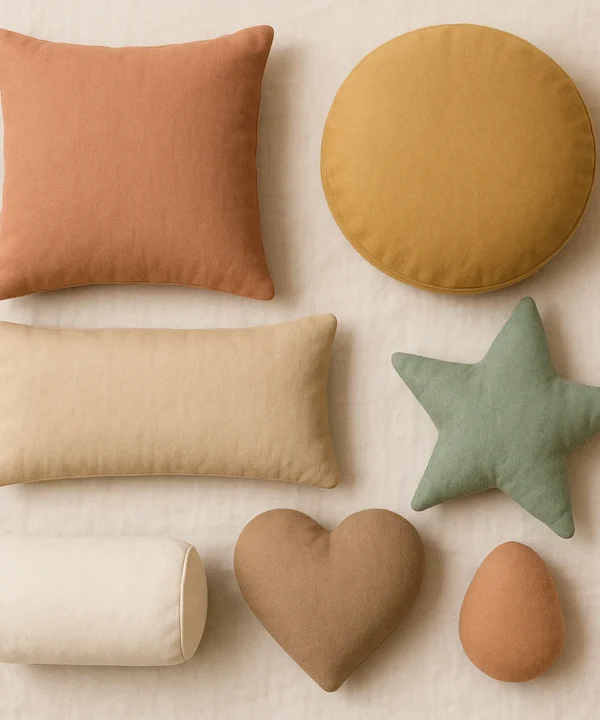 Teardrop-Shaped Cushions